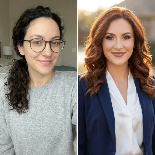 Facial features enhancement transformation